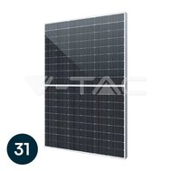 430W Mono solárny panel Topcon 1722*1134*35mm strieborný rám V-TAC